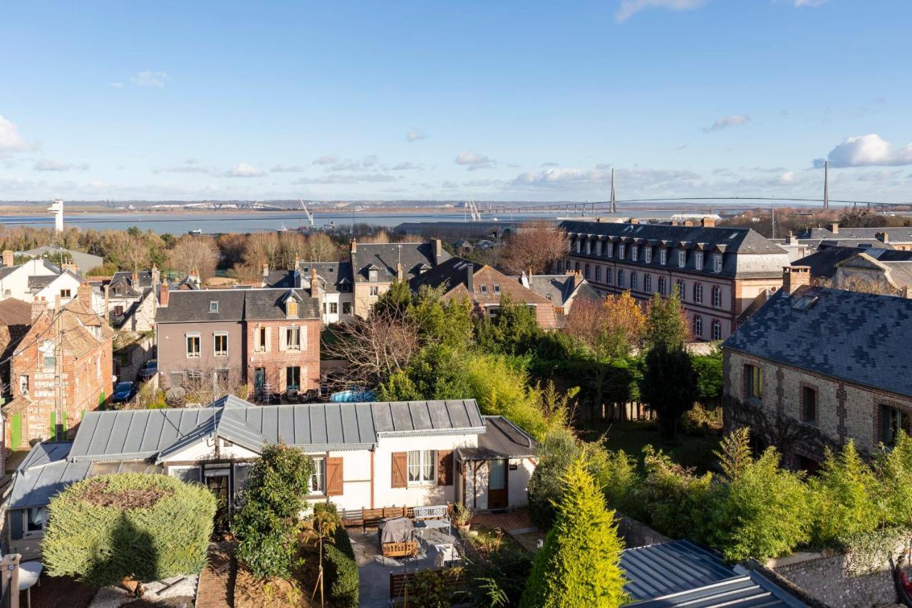 La-Haut - 3 Panorama Of The Estuary - City Center Honfleur Exterior foto
