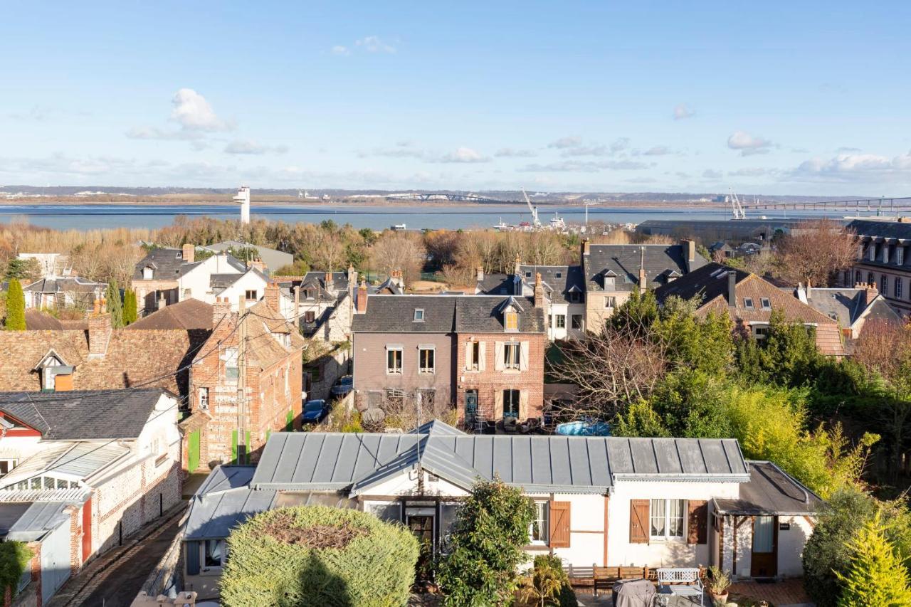 La-Haut - 3 Panorama Of The Estuary - City Center Honfleur Exterior foto